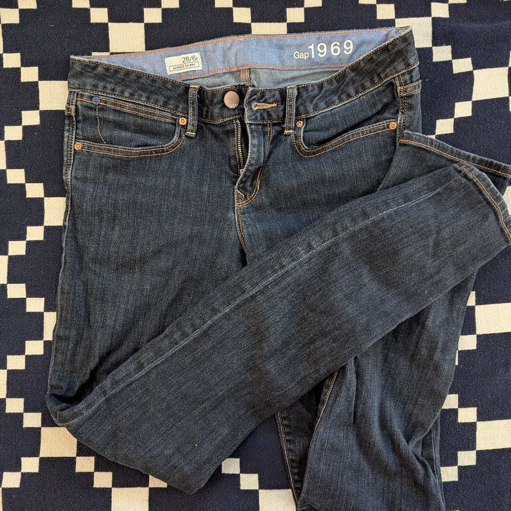 Gap Women's Jeans 1969 Always Skinny 28/6R Great Condition!